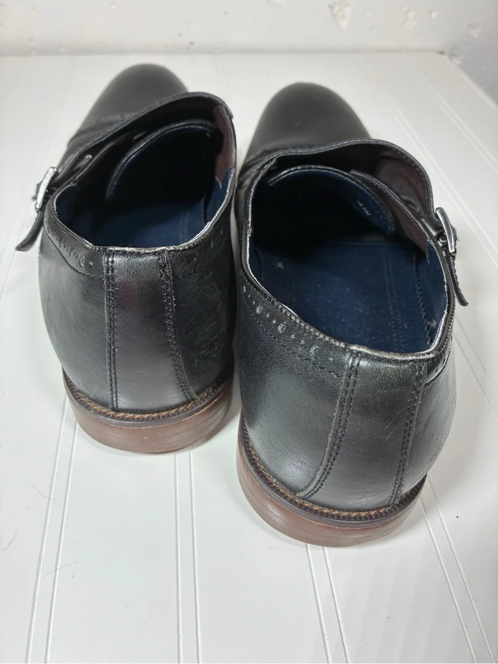 Docker’s Men's Black Leather Dress Shoes